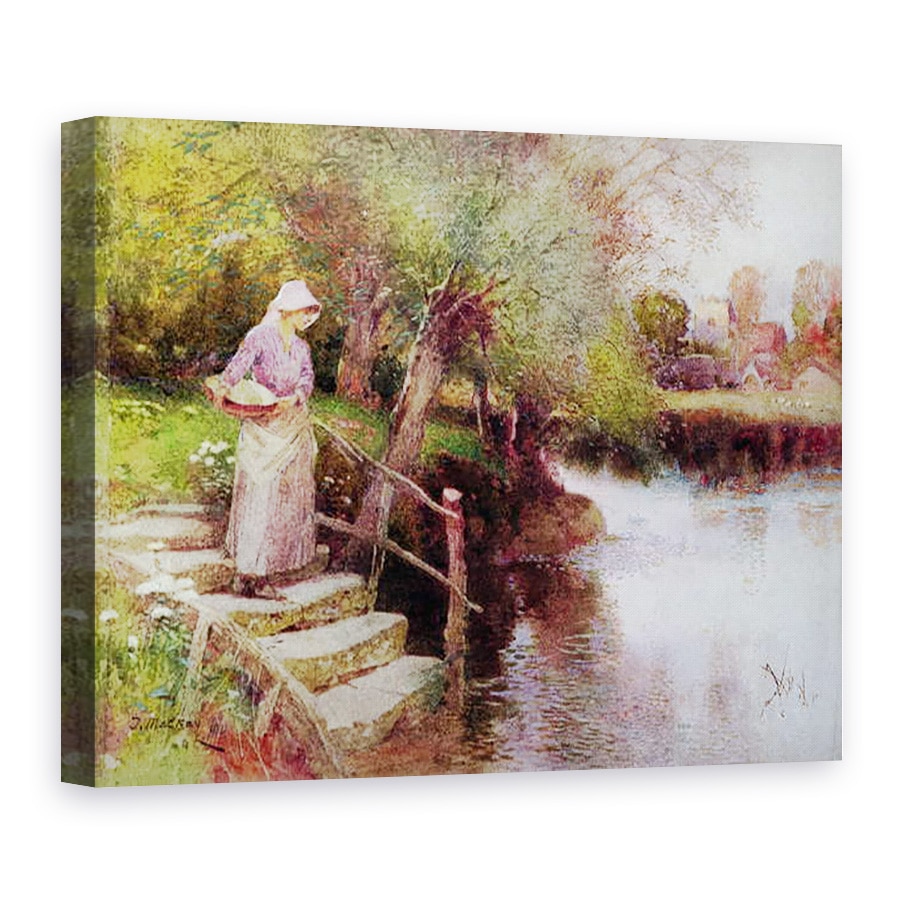 Tablou canvas - Thomas Mackay - Asteptand feribotul, 75 x 100 cm