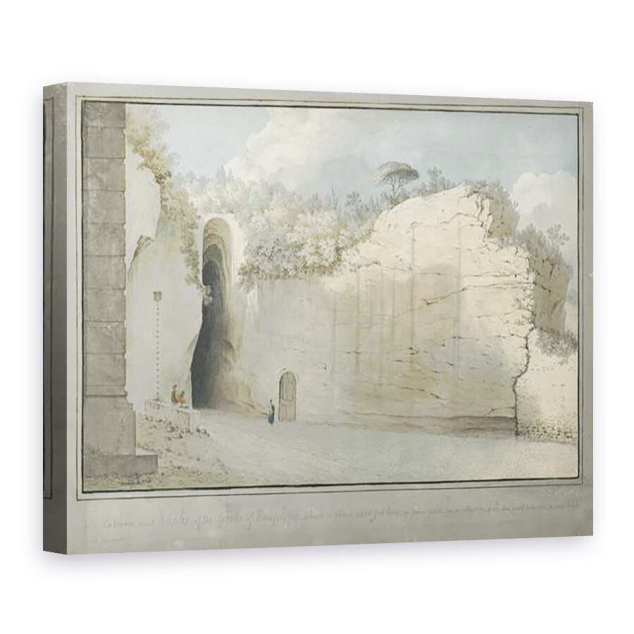 Tablou canvas - Thomas Jones - The Grotto at Posillipo, 75 x 100 cm