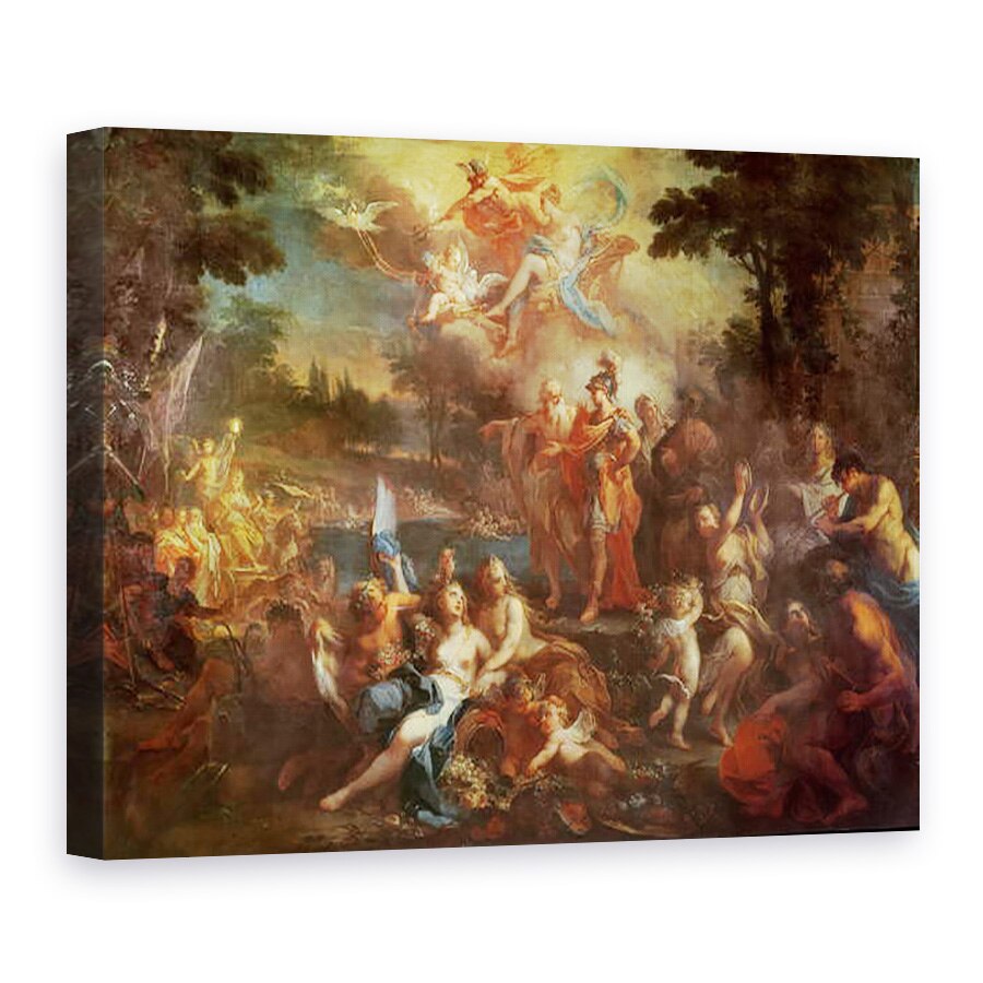 Tablou canvas - Sebastiano Conca - Viziunea Aenei in Campurile Elysiene, 60 x 80 cm