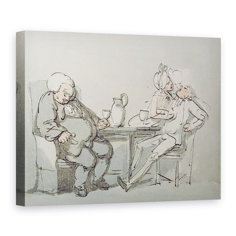 Tablou canvas - Thomas Rowlandson - Doctorul a biruit, 75 x 100 cm