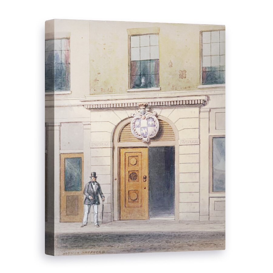 Tablou canvas - Thomas Hosmer Shepherd - Intrarea in sala lui Chandler, 75 x 100 cm