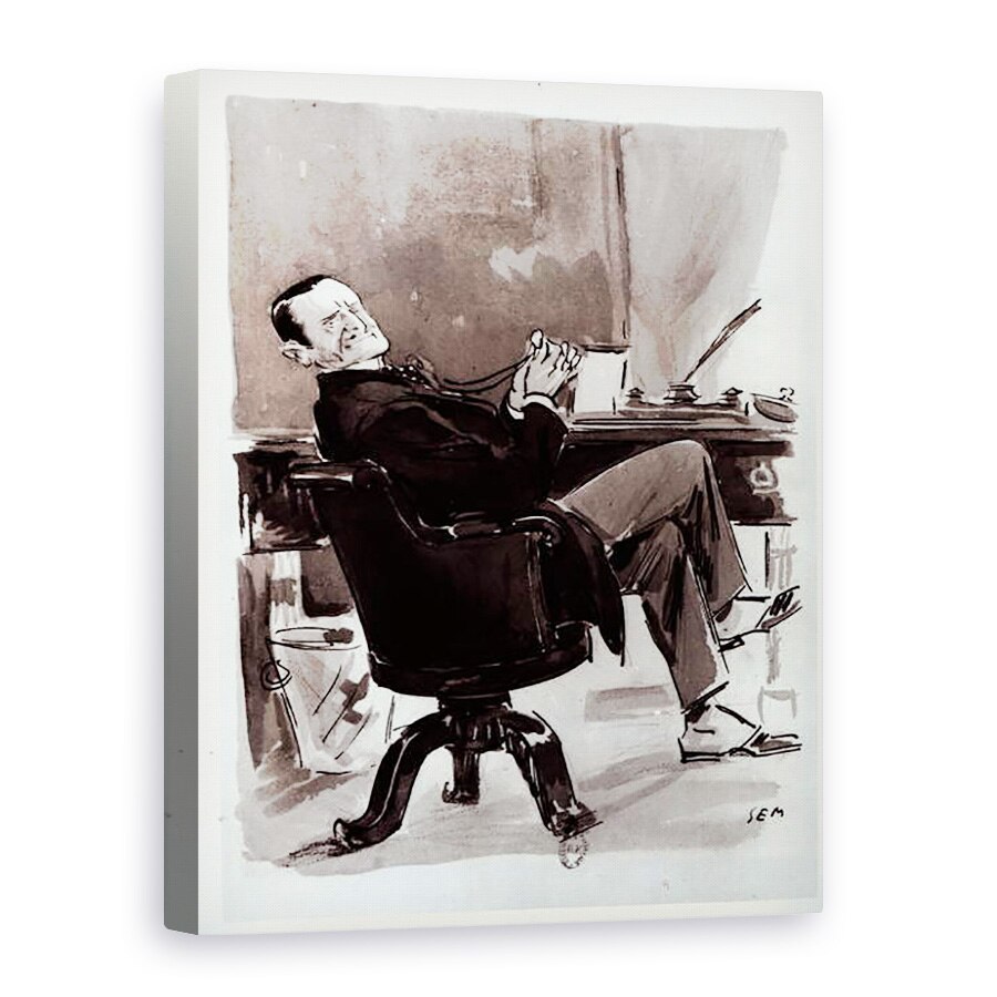 Tablou canvas - Sem - Georges Courteline 1858-1929 g/c pe hartie, 60 x 80 cm