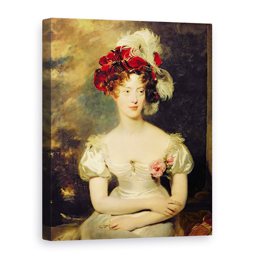 Tablou canvas - Thomas Lawrence - Marie-Caroline de Bourbon 1798-1870 Ducesa de Berry, 75 x 100 cm