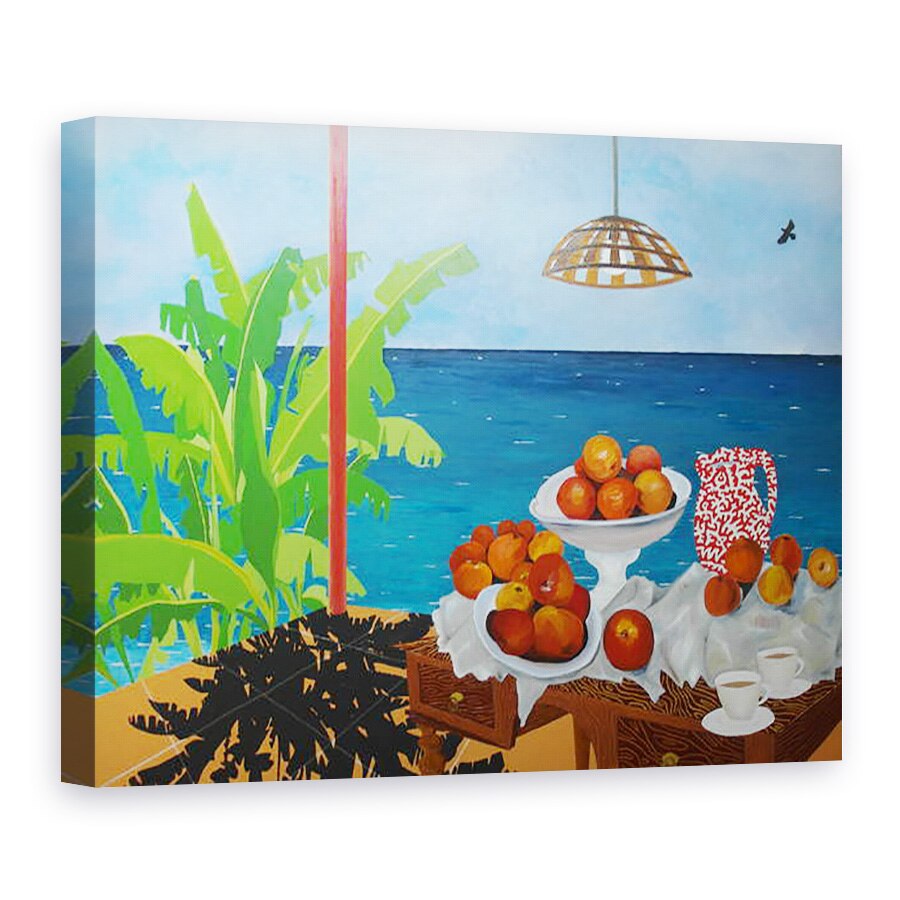 Tablou canvas - Timothy Nathan Joel - Ceai cu Cezanne, 2018, 75 x 100 cm