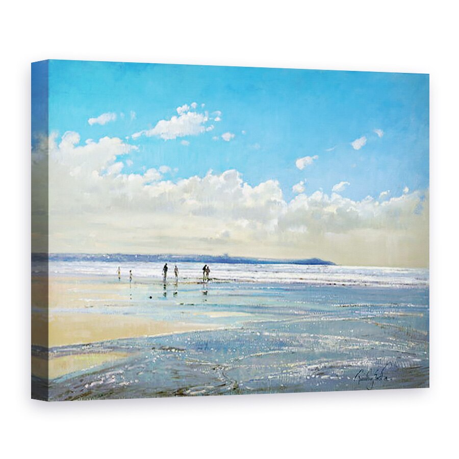 Tablou canvas - Timothy Easton - Paddling la margine, 75 x 100 cm