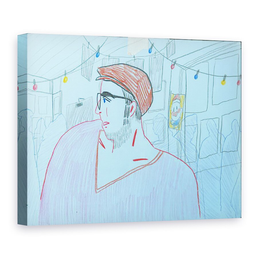 Tablou canvas - Sol Jeong - Un barbat, 60 x 80 cm