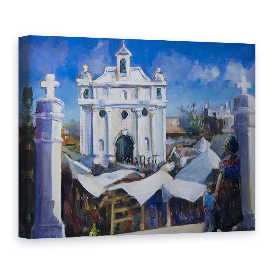 Tablou canvas - Sue Wales - Ziua pietei Guatemala, 2011, 60 x 80 cm