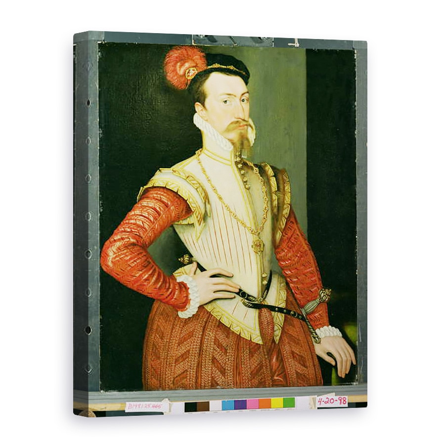 Tablou canvas - Steven van der Meulen - Robert Dudley 1532-88 Primul conte de Leicester, 75 x 100 cm