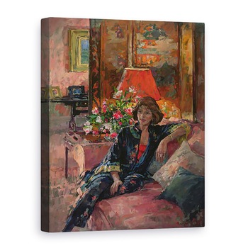 Tablou canvas - Susan Ryder - Mrs Peter Hambro, 75 x 100 cm Tablou canvas - Susan Ryder - Mrs Peter Hambro, 75 x 100 cm