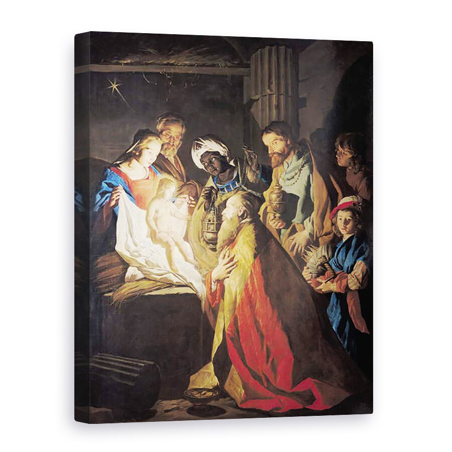 Tablou canvas - Stomer - Adorarea magilor I, 75 x 100 cm