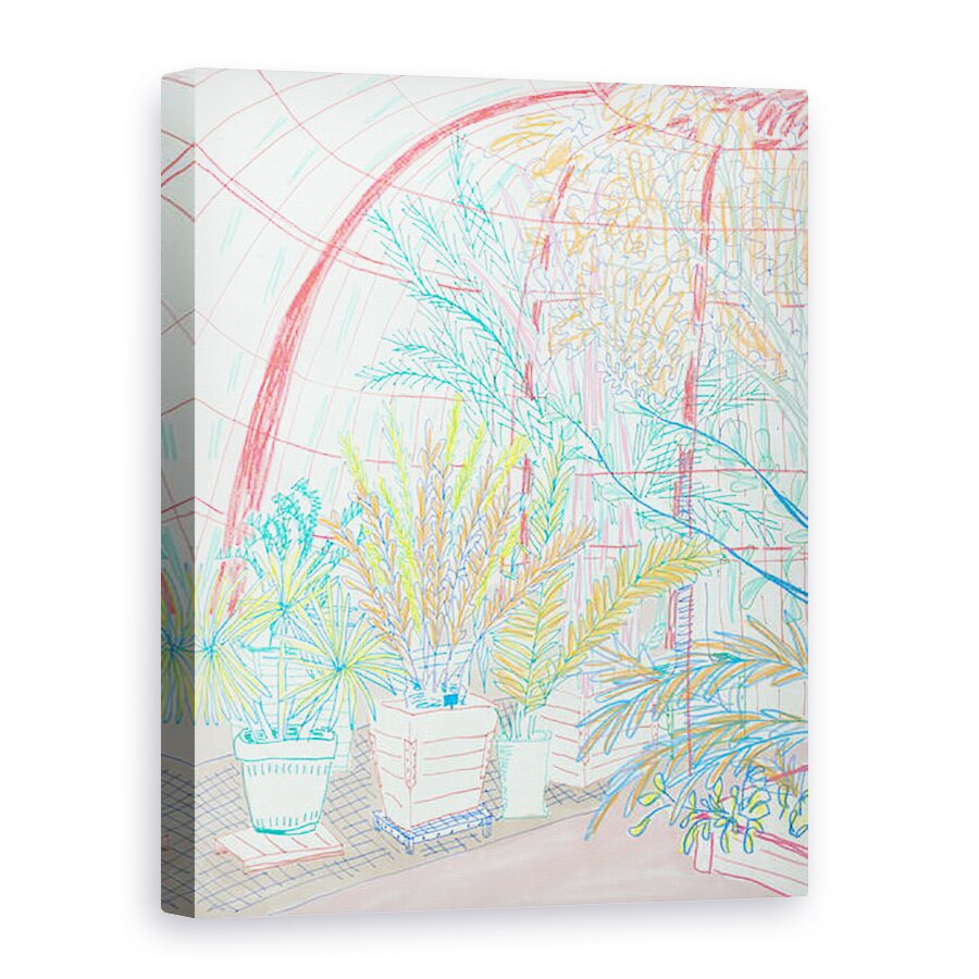 Tablou canvas - Sol Jeong - Palm House, 75 x 100 cm