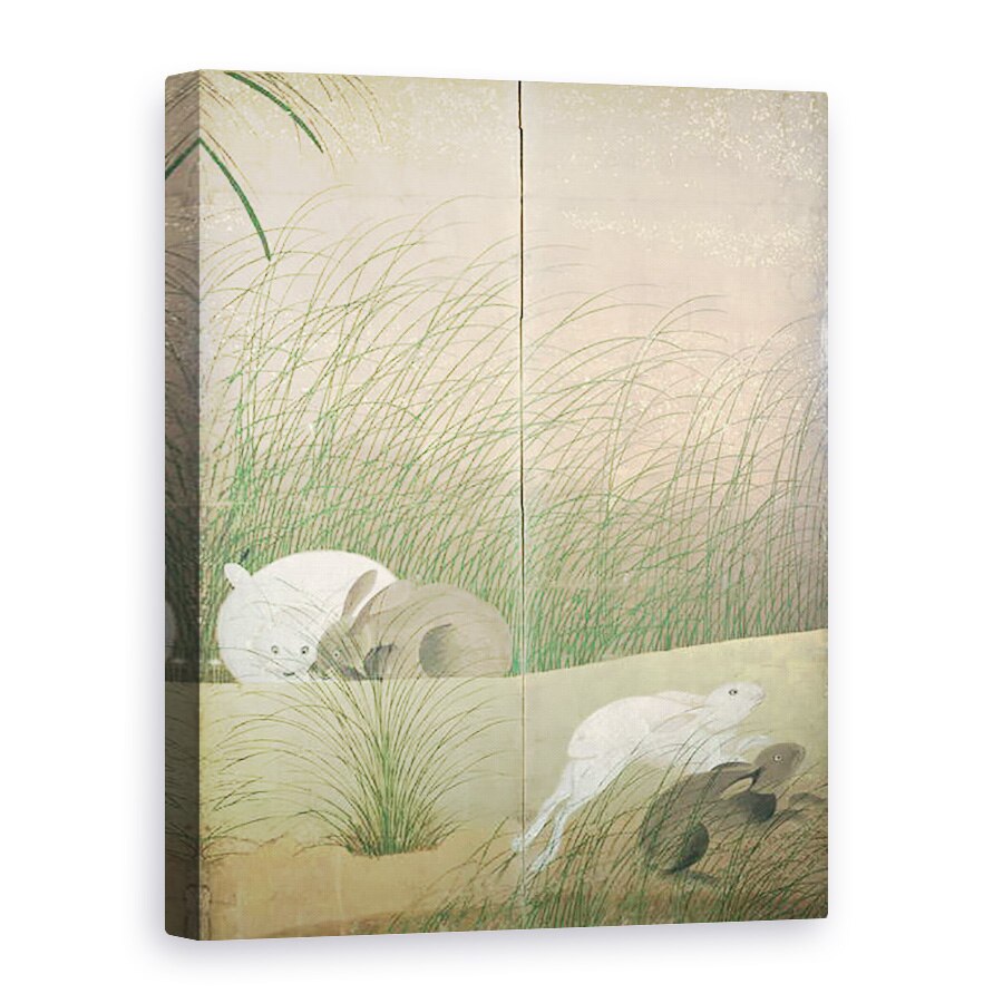 Tablou canvas - Scoala japoneza - Iefuri de camp si iarba de toamna, 60 x 80 cm