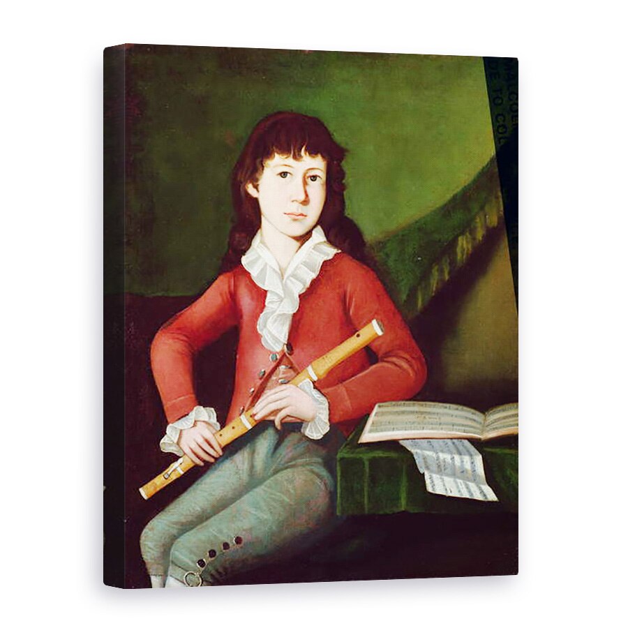 Tablou canvas - The Beardsley Limner - Clarendon Dix, 75 x 100 cm