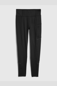 GAP, Colanti din material ce elimina umezeala, cu buzunare cu fermoar, Negru, 130 CM GAP, Colanti din material ce elimina umezeala, cu buzunare cu fermoar, Negru, 130 CM