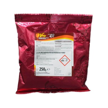 Metabisulfit de potasiu Winy, 250 grame Metabisulfit de potasiu Winy, 250 grame