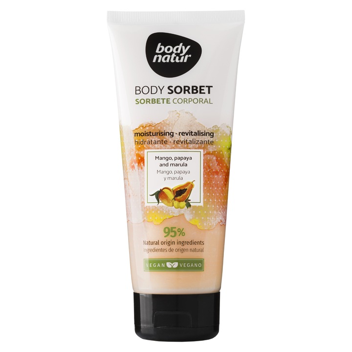 Body Natur BODY SORBET testápoló mangó, papaya és marula olajjal 200ml