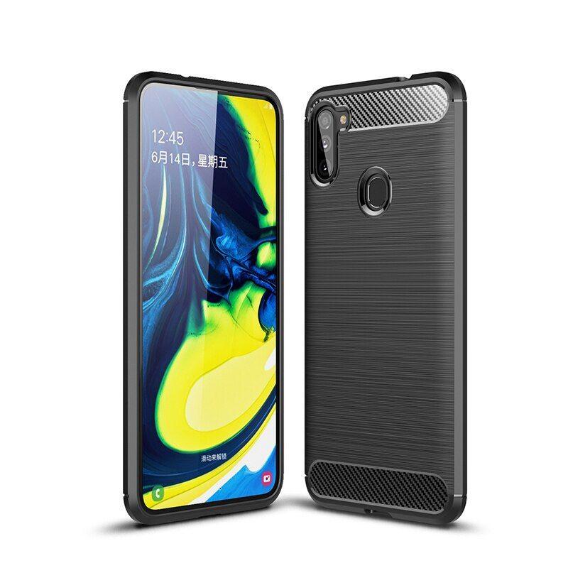 Carcasa TECH-PROTECT TPUCARBON Samsung Galaxy M11 / Galaxy A11 Black