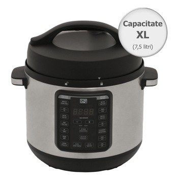 Multicooker XL cu gatire sub presiune Star-Light PCDB-812SS, 7.5l, 15 programe, Control Digital, Display LED, Timer, Inox Multicooker XL cu gatire sub presiune Star-Light PCDB-812SS, 7.5l, 15 programe, Control Digital, Display LED, Timer, Inox