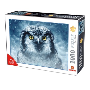 Puzzle Deico - Animals, Owl, 1000 piese Puzzle Deico - Animals, Owl, 1000 piese
