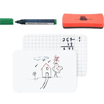 Set scoala Marker whiteboard SCHNEIDER VERDE, burete si tabla A3 Bi-Silque Set scoala Marker whiteboard SCHNEIDER VERDE, burete si tabla A3 Bi-Silque