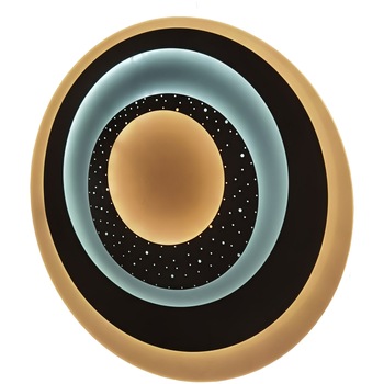 Plafoniera cu LED Avide, 84W(42+42), Leila, 3 moduri de iluminare, telecomanda Plafoniera cu LED Avide, 84W(42+42), Leila, 3 moduri de iluminare, telecomanda