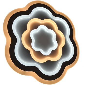 Plafoniera LED Avide Design Oyster Rosa 98W (49+49), 7800 lumeni, telecomanda Plafoniera LED Avide Design Oyster Rosa 98W (49+49), 7800 lumeni, telecomanda