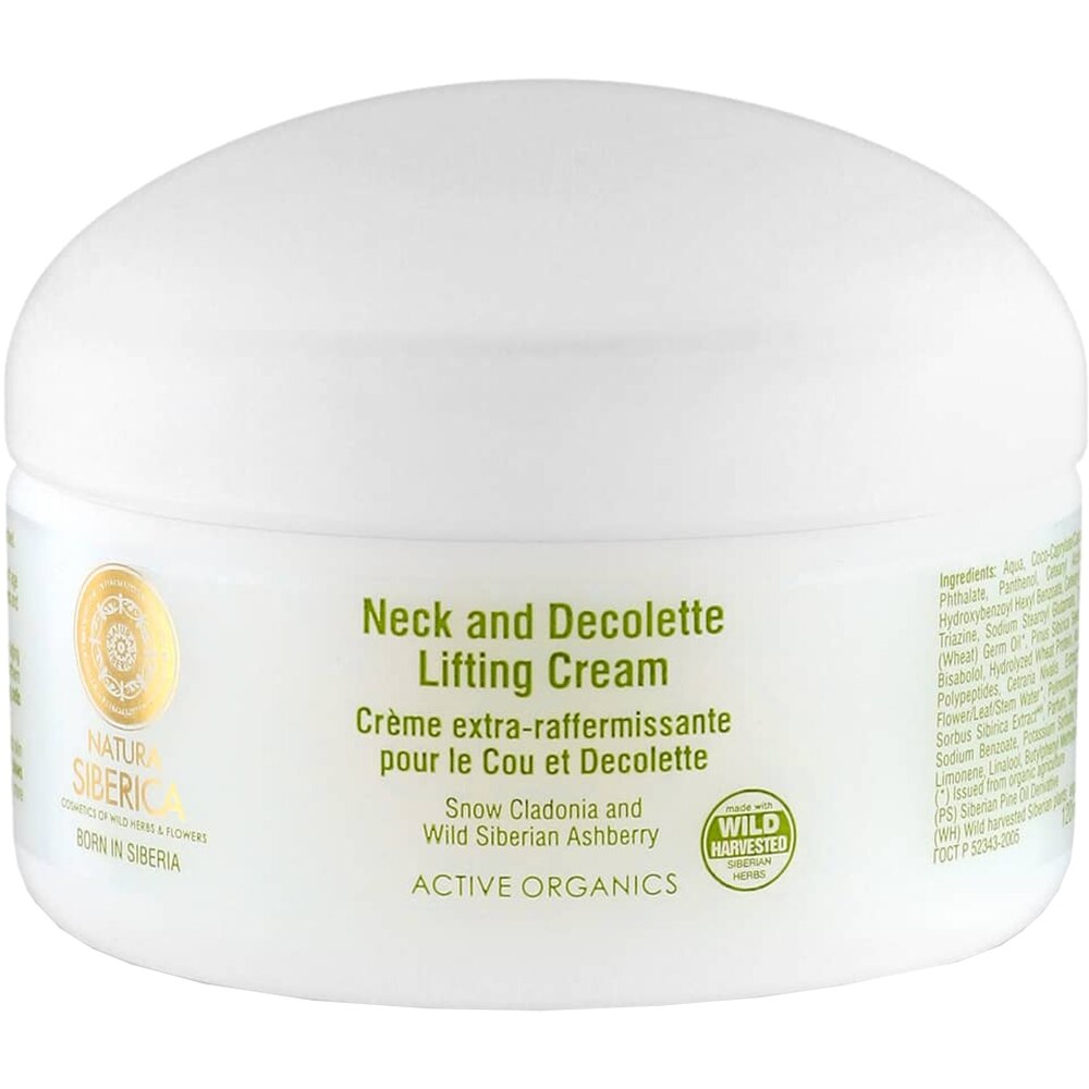 Crema Natura Siberica Neck And Decollete cu efect de lifting Femei 120 ml