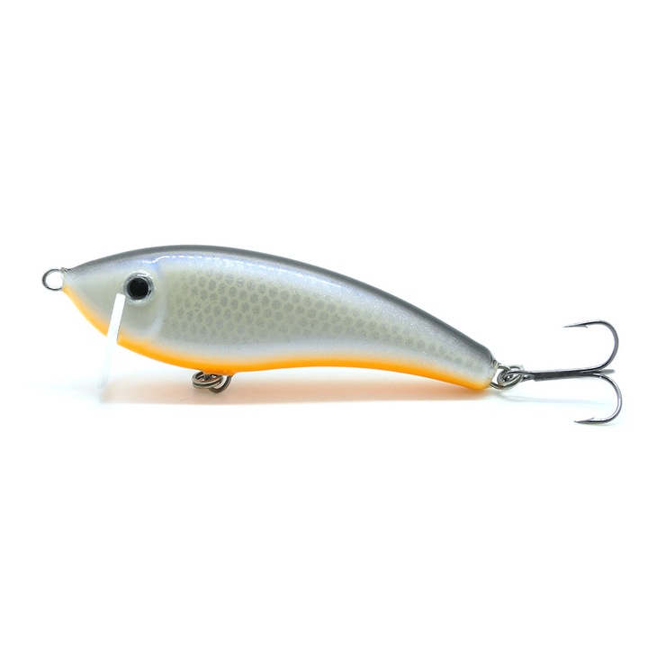 Vobler pentru avat Gloog Hermes 70s, 7cm, 12gr, Sinking, culoarea Natural Pearl1
