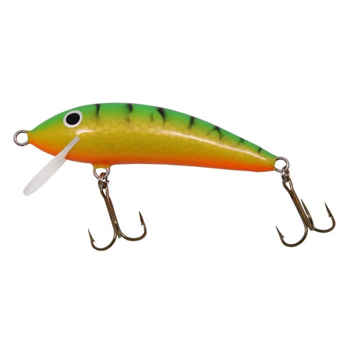 Vobler Gloog Kalipso 60s, 6cm, 6gr, Sinking, culoarea Tiger Green Fluo