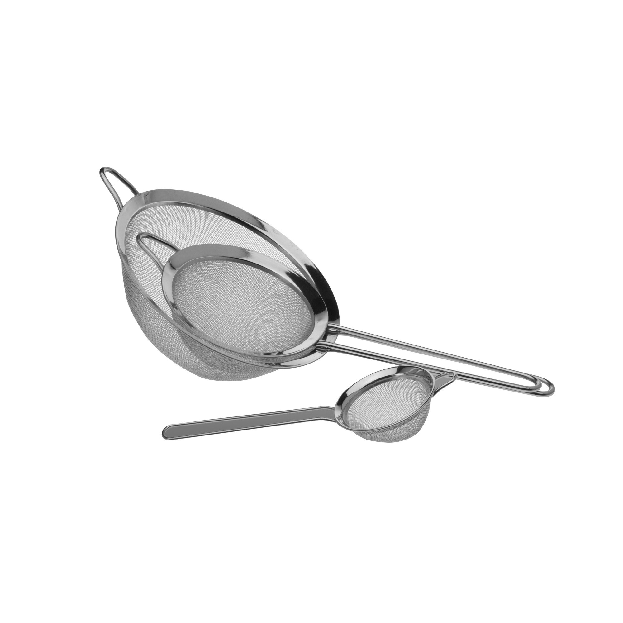 Set 3 strecuratori Koopman,inox,8/14/20cm