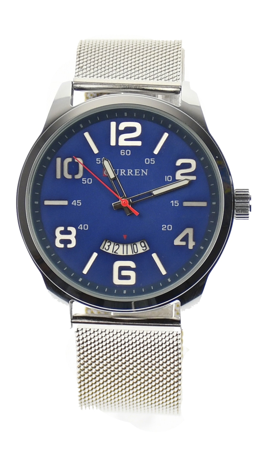 Ceas barbati, automatic, business, elegant, CURREN, argintiu - M8236SILVERBLUE