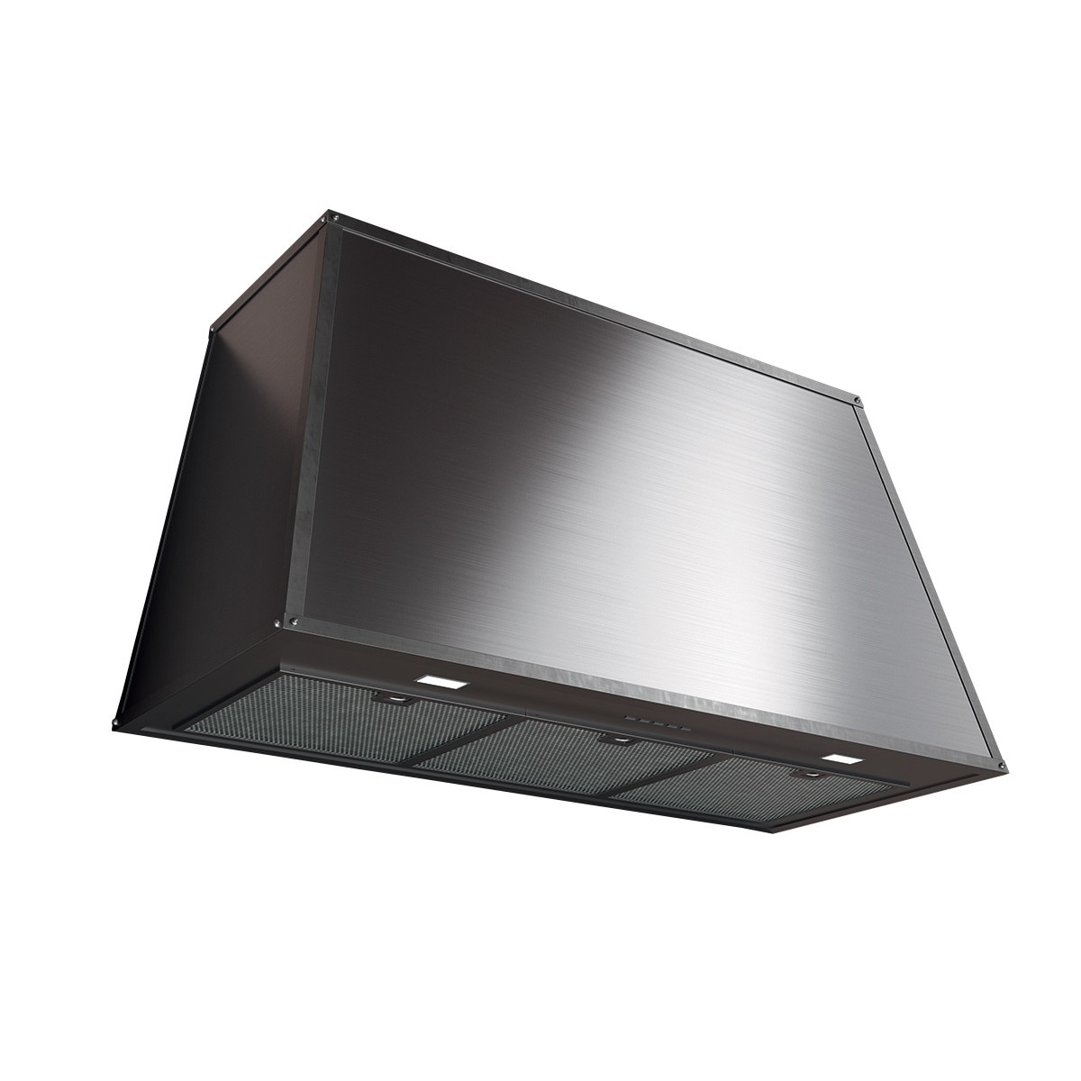 Hota de perete Falmec Time, Finisaj antracit, Rama din otel cu finisaj vintage, L=115 cm, 800 mc/h, Iluminare Dynamic LED Light, Optional Telecomanda, Garantie 5 ani, Fabricatie Italia