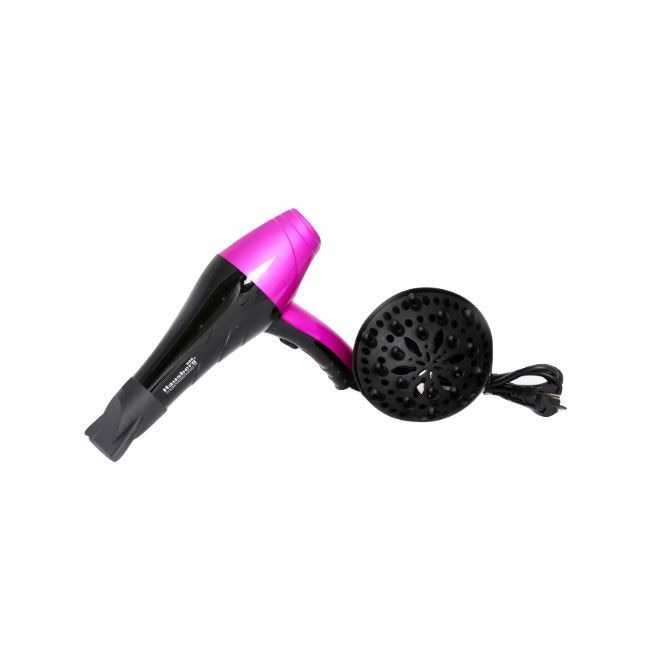 Uscator de par HB26RZ , Putere 2000W ,2 trepte de viteza, Negru-Roz