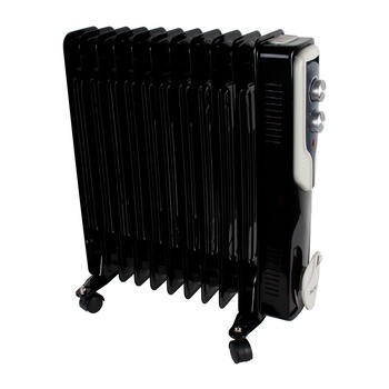 Calorifer electric Floria, 2500 W, 11 elementi, Negru / ZLN 3666 Calorifer electric Floria, 2500 W, 11 elementi, Negru / ZLN 3666