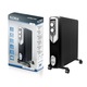 Calorifer electric Floria ZLN-3666, Negru 2500 W, 11 elementi, 3 trepte de putere, Termostat reglabil, Protectie supra-incalzire, Indicator luminos
