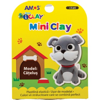 Plastilina copii model Catelus AMOS iClay 30g mini clay Plastilina copii model Catelus AMOS iClay 30g mini clay