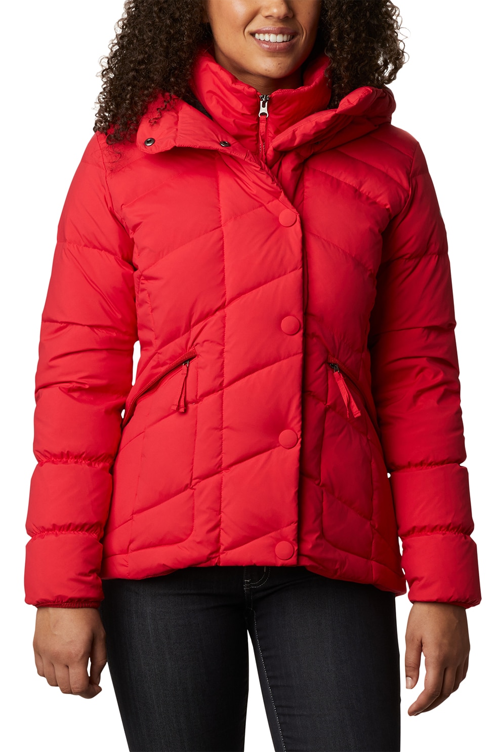 Columbia, Geaca cu puf si gluga Ember Springs™, Rosu vermilion
