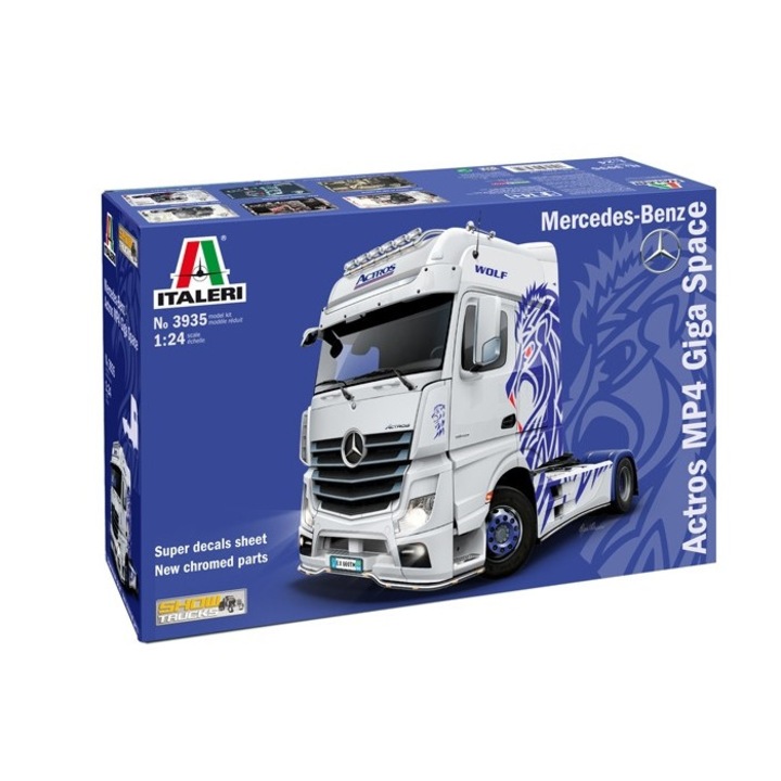 Italeri, 1:24 Mercedes-Benz ACTROS MP4 Giga Space 1:24