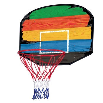 Cos de baschet, Zola®, model panou pe perete, metal, multicolor, 80x1.3x60 cm Cos de baschet, Zola®, model panou pe perete, metal, multicolor, 80x1.3x60 cm