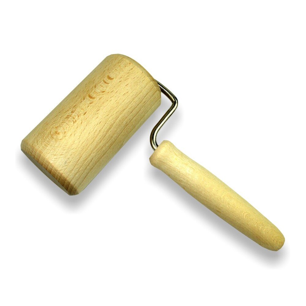 Sucitor rola, lemn, mic, 18 x 10 cm