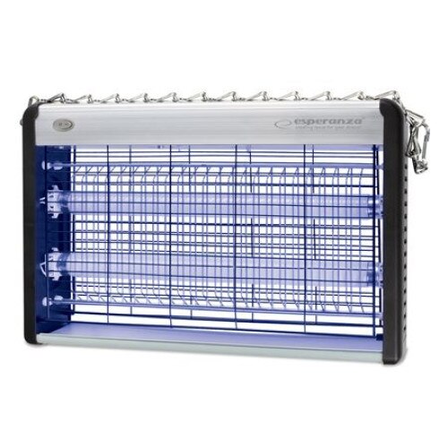 Lampa UV anti - insecte, 20W, Esperanza Hunter, tensiune interioara 2200 V, acoperire 80 mp