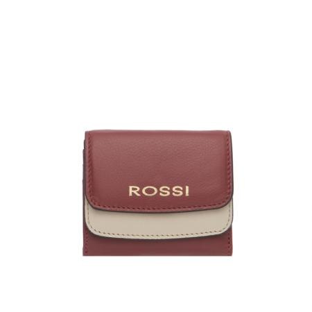 Portofel Rossi, RST17220, Vin rosu, Piele naturala