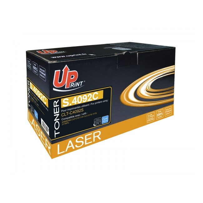 Cartus toner UPRINT CLT-C4092S, 1000 pagini, SAMSUNG, Cyan
