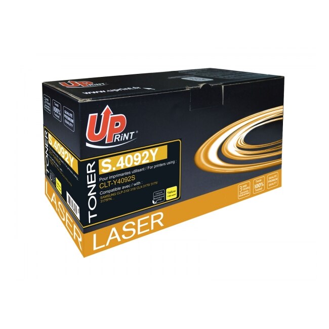 Cartus toner UPRINT CLT-Y4092S, 1000 pagini, SAMSUNG, Galben