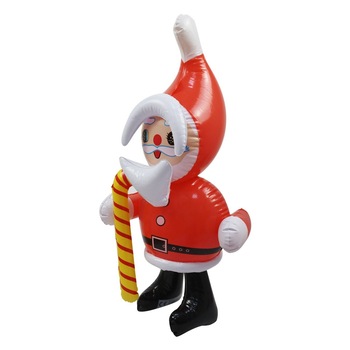 Mos Craciun gonflabil decorativ cu baston, Lioness, 58 cm Mos Craciun gonflabil decorativ cu baston, Lioness, 58 cm