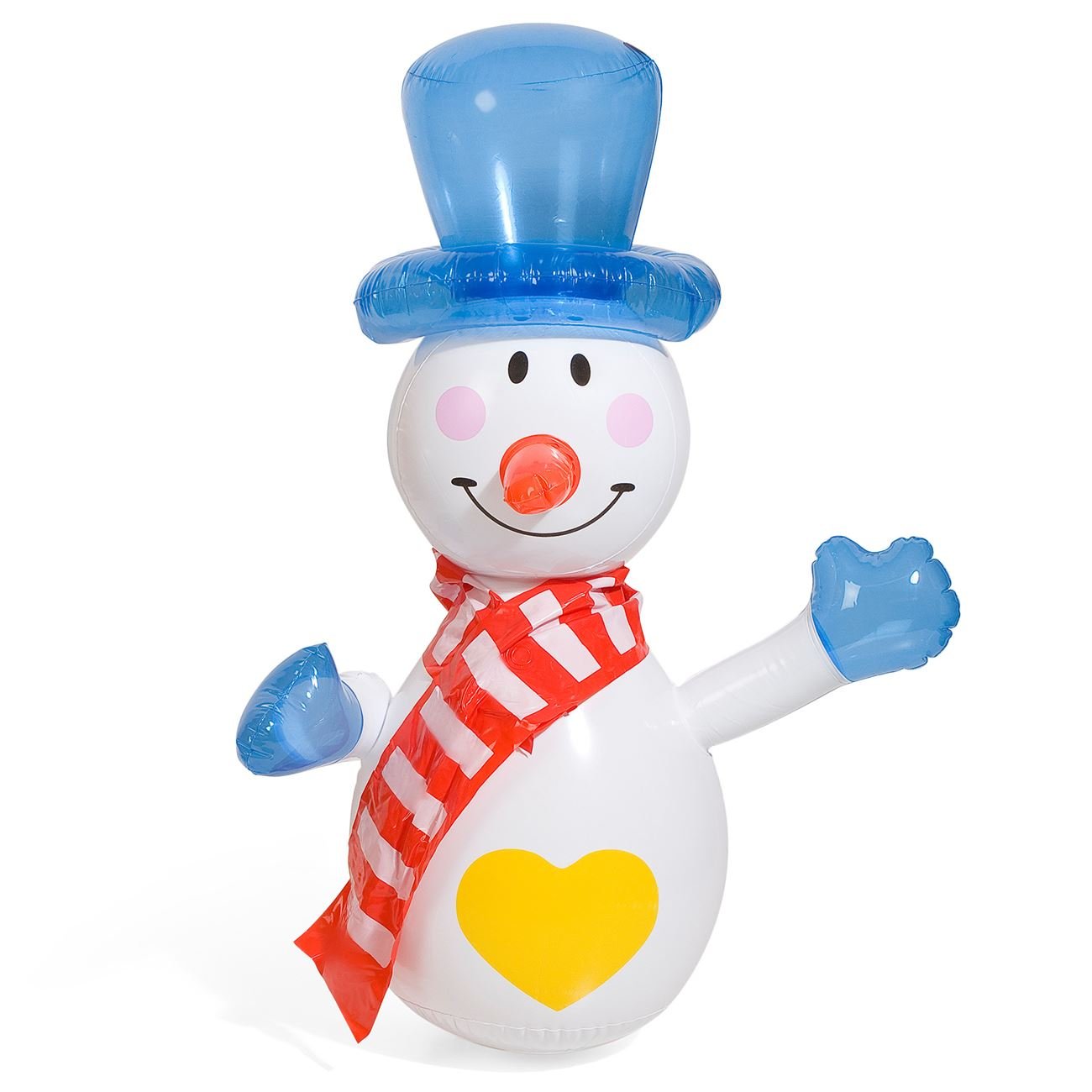 Om de zapada gonflabil cu fular decorativ de Craciun, Lioness, 48 cm