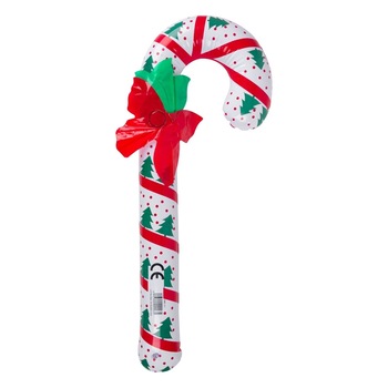 Acadea gonflabila cu fundita rosie decorativa de Craciun, Lioness, 75 cm Acadea gonflabila cu fundita rosie decorativa de Craciun, Lioness, 75 cm