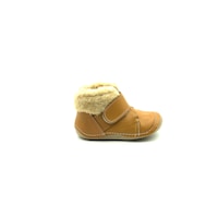 Ghete copii Sibel Bebe EVO1199, ortopedice, piele naturala, imblanite, Maro, numarul 23
