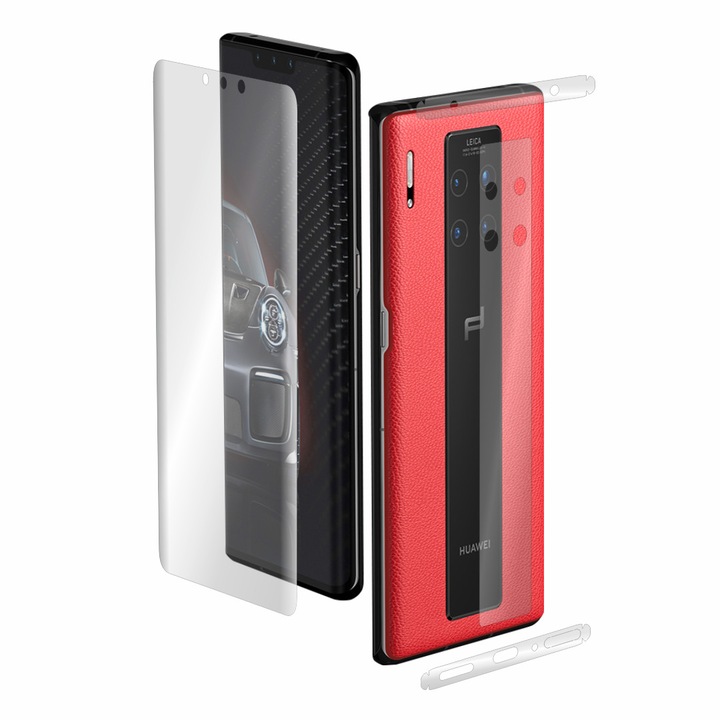 Alien Surface, Huawei Mate 30 RS Porsche Design, képernyővédő fólia, hátsó, oldal