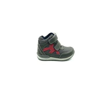 Ghete copii Sibel Bebe EVO1202, ortopedice, piele naturala, Gri, numar Ghete copii Sibel Bebe EVO1202, ortopedice, piele naturala, Gri, numar